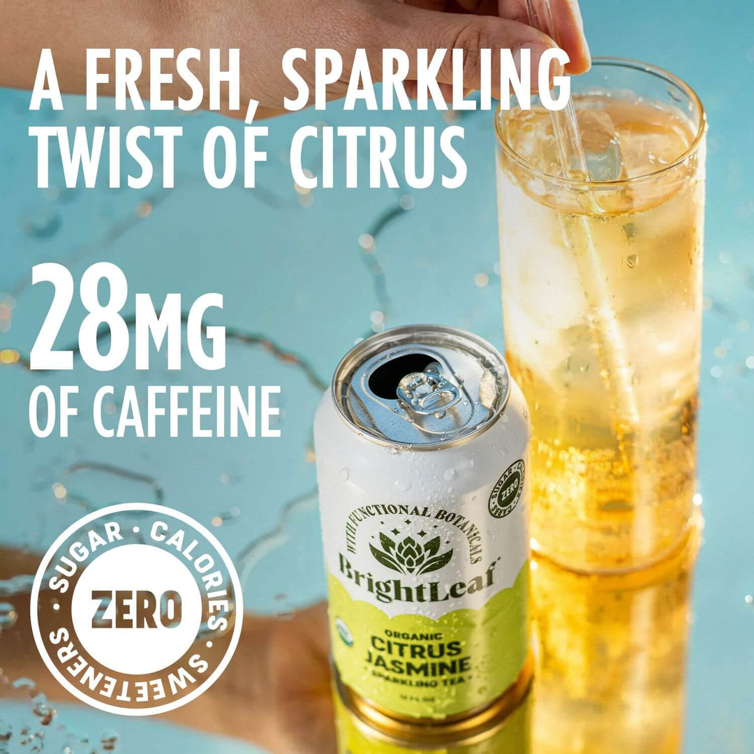 Sparkling Citrus Jasmine Tea - Focus & Mood