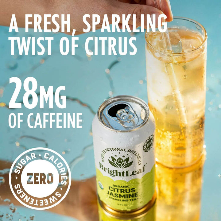 Sparkling Citrus Jasmine Tea - Focus & Mood
