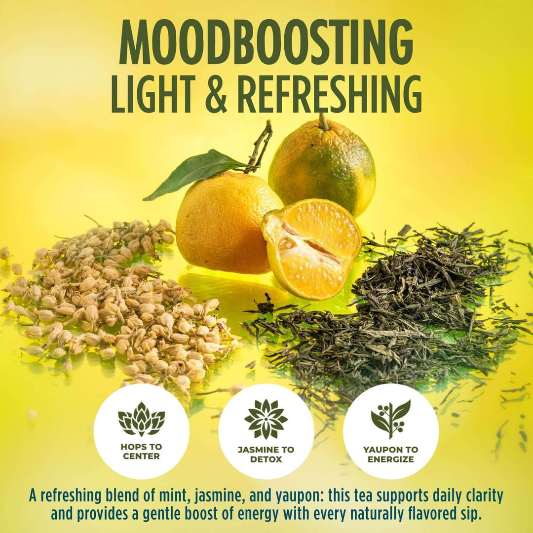 Sparkling Citrus Jasmine Tea - Focus & Mood