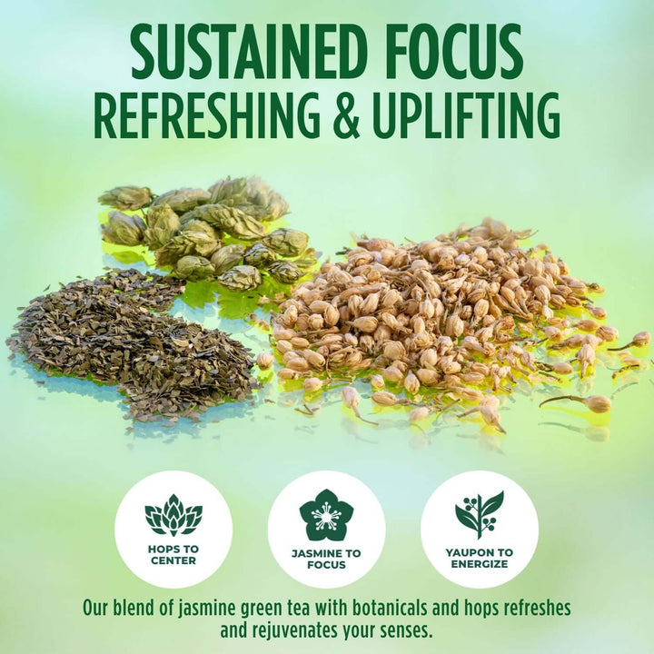 Sparkling Jasmine Green Tea - Energy & Uplift
