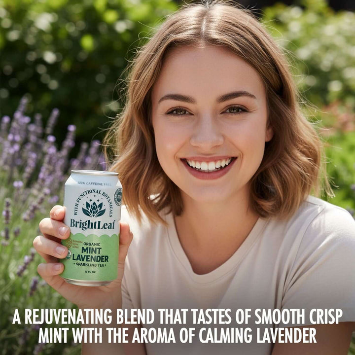 Sparkling Mint Lavender Tea - Unwind & Reset