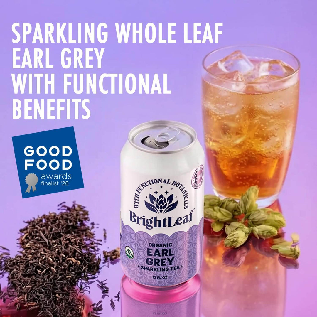 Sparkling Earl Grey Black Tea - Focus & Energy