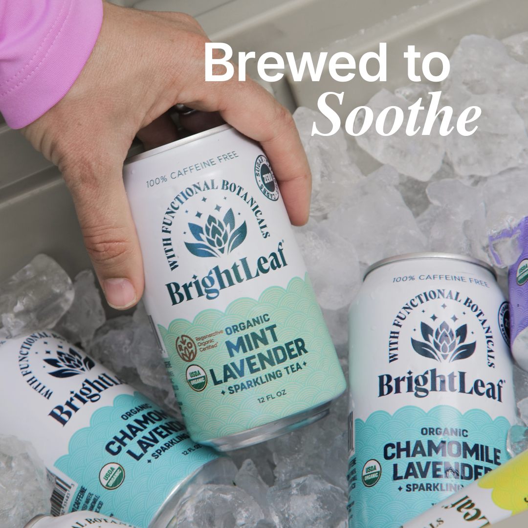Sparkling Mint Lavender Tea - Unwind & Reset
