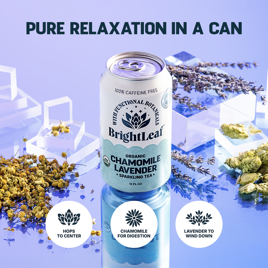 Sparkling Chamomile Herbal Tea - Relax & Calm