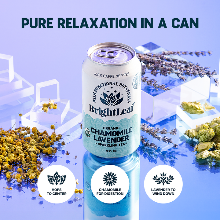 Sparkling Chamomile Herbal Tea - Relax & Calm