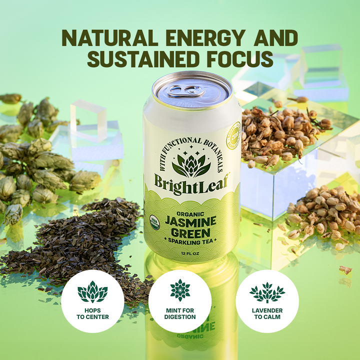 Sparkling Jasmine Green Tea - Energy & Uplift