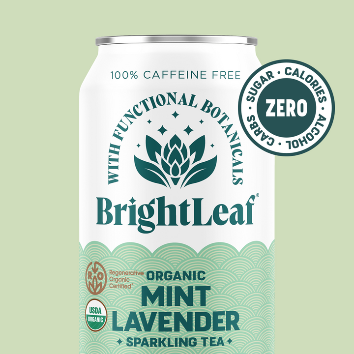 Sparkling Mint Lavender Tea - Unwind & Reset