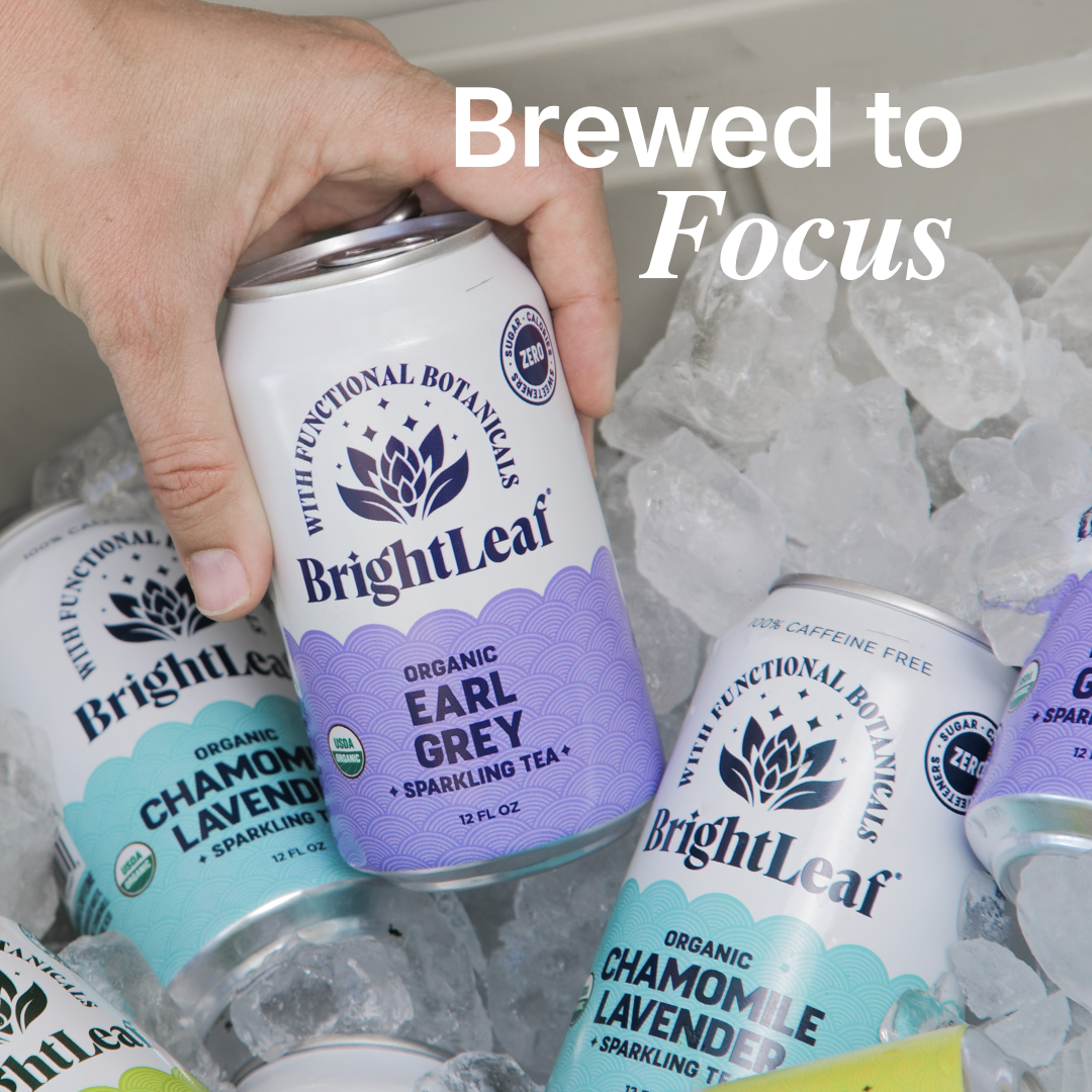 Sparkling Earl Grey Black Tea - Focus & Energy