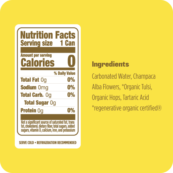 Sparkling White Orchid Tea